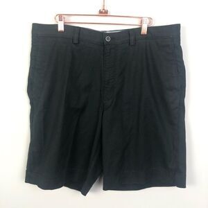 TOMMY BAHAMA | Black Flat Front Chino Style Khaki Shorts Men’s Size 36
